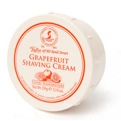Taylor of Old Bond Street Crème à Raser au Pamplemousse Grapefruit en Bol (150g)