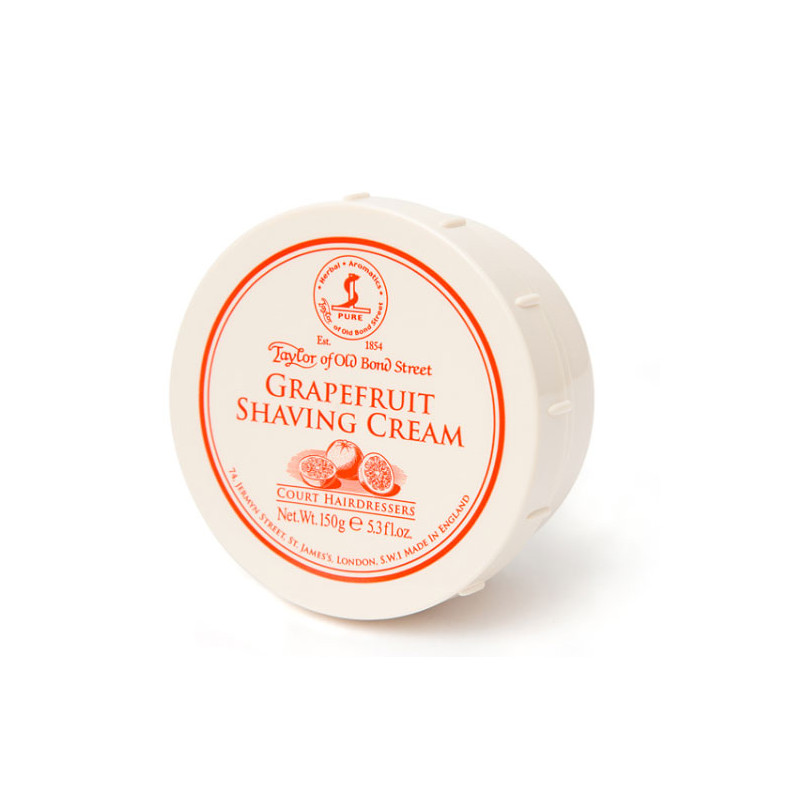 Taylor of Old Bond Street Crème à Raser au Pamplemousse Grapefruit en Bol (150g) Taylor of Old Bond Street Crème à Raser au Pamplemousse Grapefruit en Bol (150g)