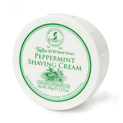 Taylor of Old Bond Street Crème à Raser à la Menthe Poivrée en Bol (150g)