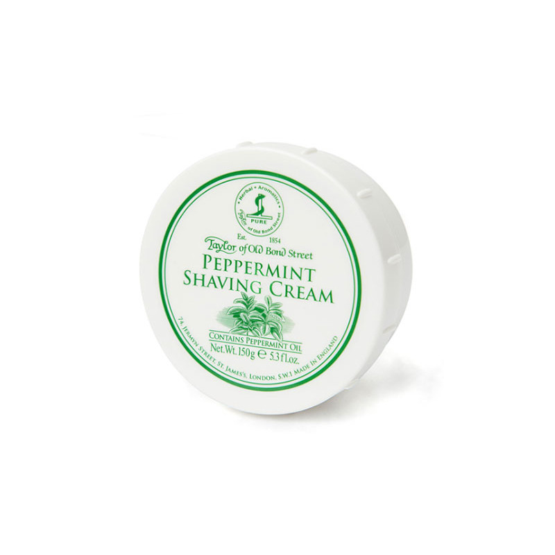 Taylor of Old Bond Street Crema de Afeitar Menta (150g)