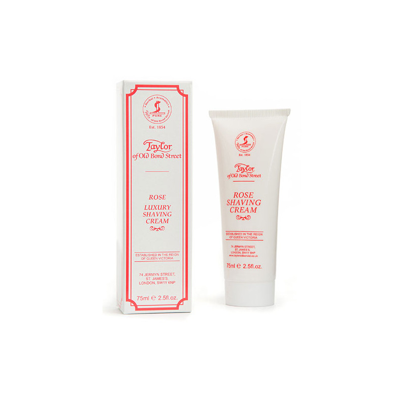 Taylor of Old Bond Street Różany Luksusowy Krem do Golenia w Tubce (75ml)