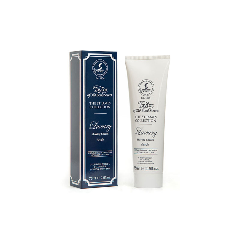 Taylor of Old Bond Street St James Collection Tubetto di Crema da Barba di Lusso (75ml)