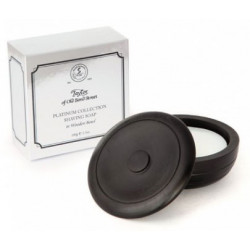 Taylor de Old Bond Street savon à raser Platinum dans un bol en bois (100g)