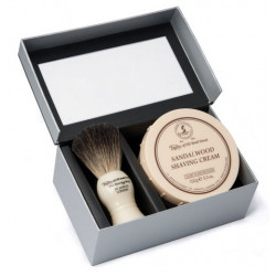 Taylor Of Old Bond Street Sandelholzpinsel &amp; Creme Set