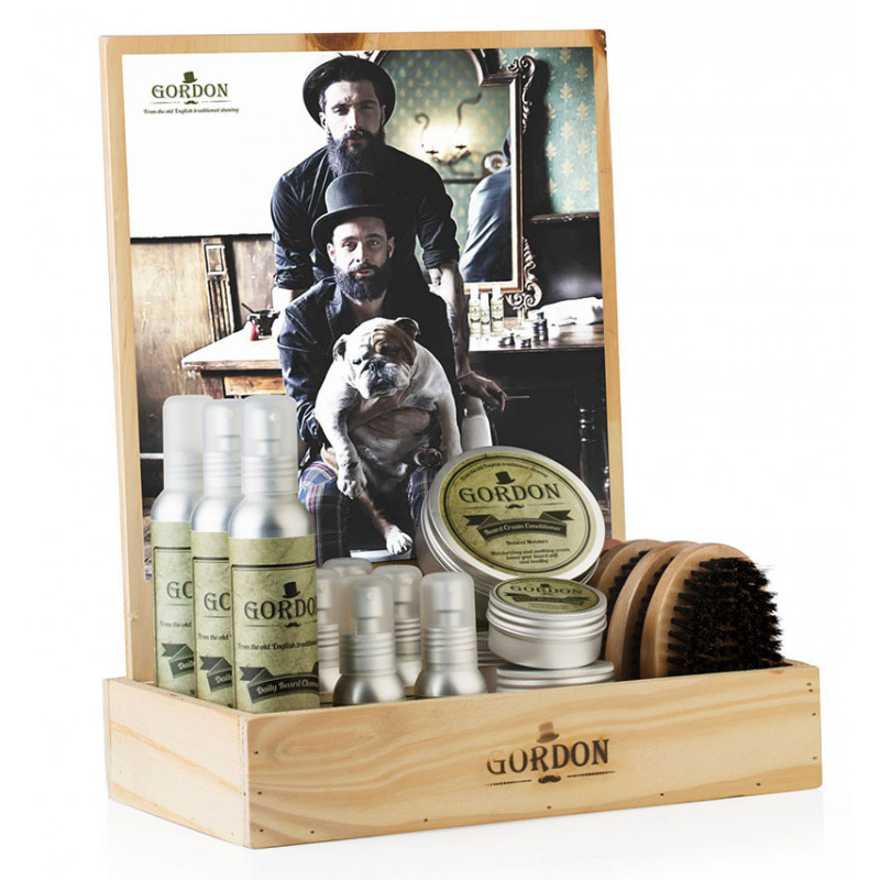 Gordon Bart & Rasur-Display Gordon Bart & Rasur-Display