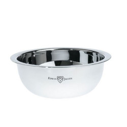 Edwin Jagger Poli Bol de Rasage en Acier Inoxydable