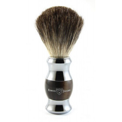 Edwin Jagger Brocha de Afeitar Pure Badger Imitación Cuerno