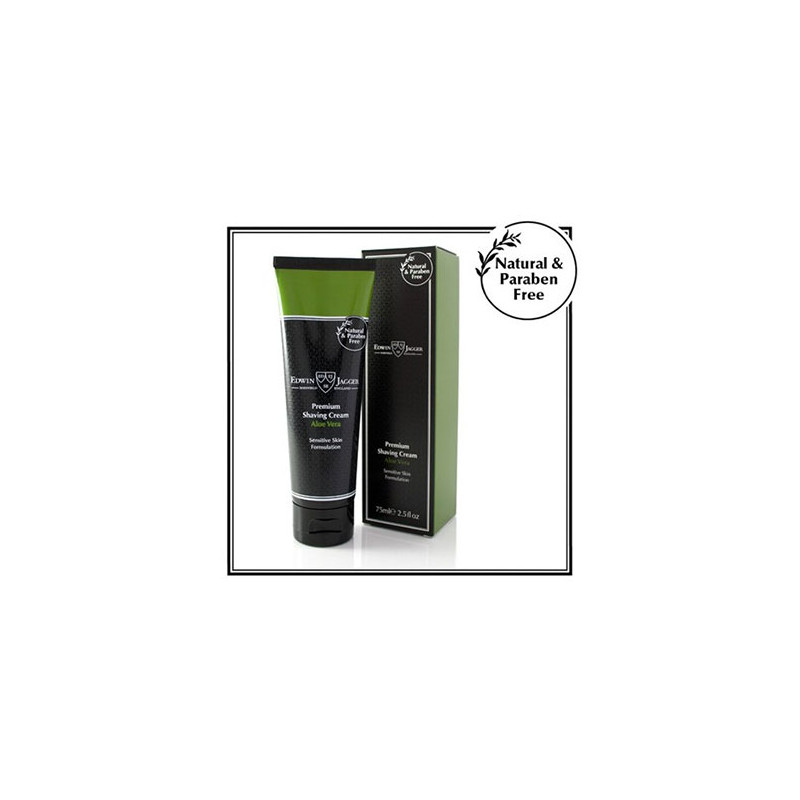 Edwin Jagger Aloe Vera Rasiercreme Tube (75ml) Edwin Jagger Aloe Vera Rasiercreme Tube (75ml)
