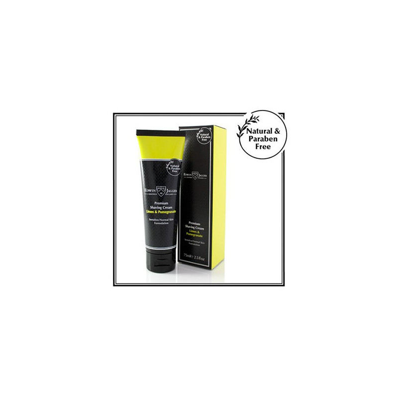 Edwin Jagger Limette und Granatapfel Rasiercreme Tube (75ml) Edwin Jagger Limette und Granatapfel Rasiercreme Tube (75ml)