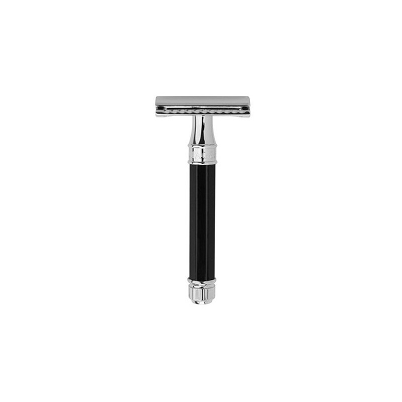 Edwin Jagger Classic Razor Black Chrome Octagonal Edwin Jagger Classic Razor Black Chrome Octagonal