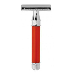 Edwin Jagger Classic Red Chrome Rasierhobel