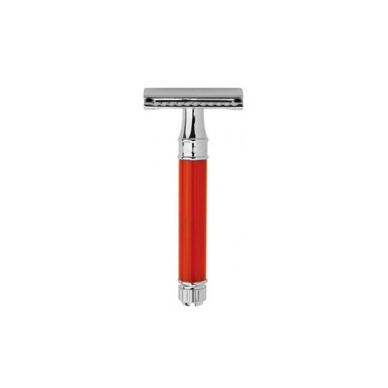 Edwin Jagger Classic Red Chrome Rasierhobel