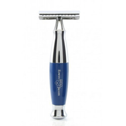 Edwin Jagger Classic Blue Chrome Rasierhobel