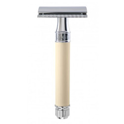 Edwin Jagger Safety Rasoir Ivory Rubber Coated