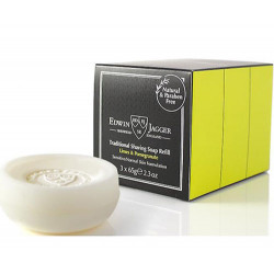 Edwin Jagger Savon à Raser Traditionnel à la Lime et à la Grenade (3x65g)
