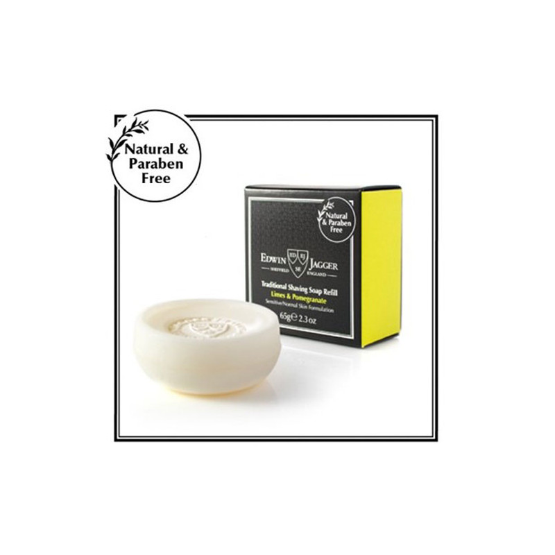 Edwin Jagger Recambio Jabón Afeitar Tradicional Lima y Granada (65gr) Edwin Jagger Recambio Jabón Afeitar Tradicional Lima y Granada (65gr)