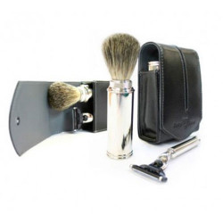 Edwin Jagger Set de voyage Mach3 Turbo & Blaireau