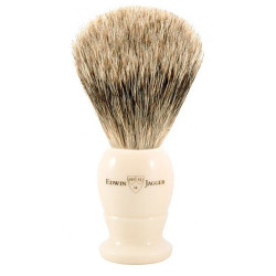 Edwin Jagger Pędzel do golenia z borsuka Najlepszy Borsuk Kość Słoniowa