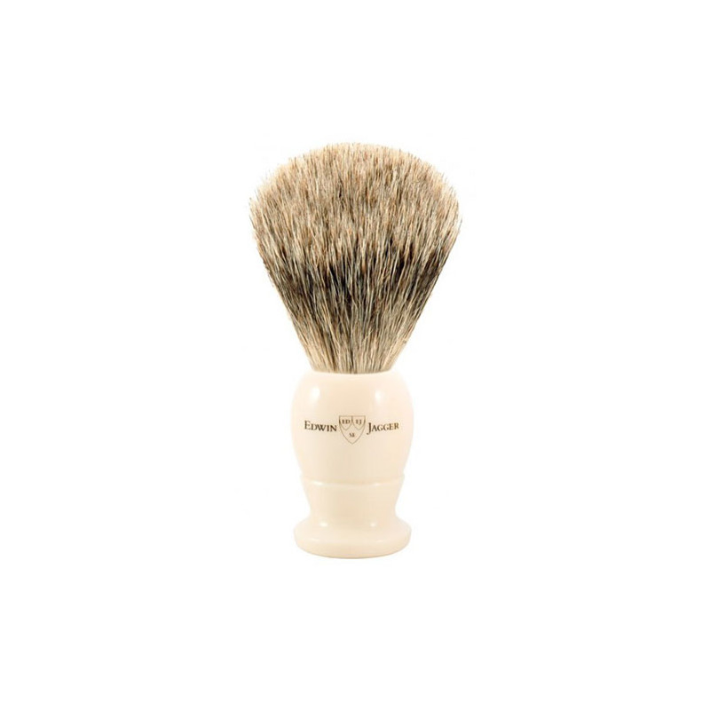 Edwin Jagger Badger Shaving Brush Best Badger Ivory