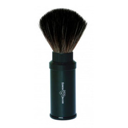 Edwin Jagger Brosse de Rasage Synthétique pour Voyage Noir