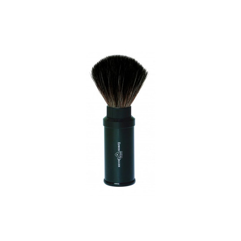 Edwin Jagger Brosse de Rasage Synthétique pour Voyage Noir Edwin Jagger Brosse de Rasage Synthétique pour Voyage Noir