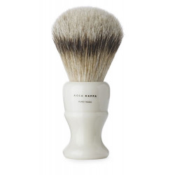 Acca Kappa Silvertip blaireau cheveux rasage Ivoire XL