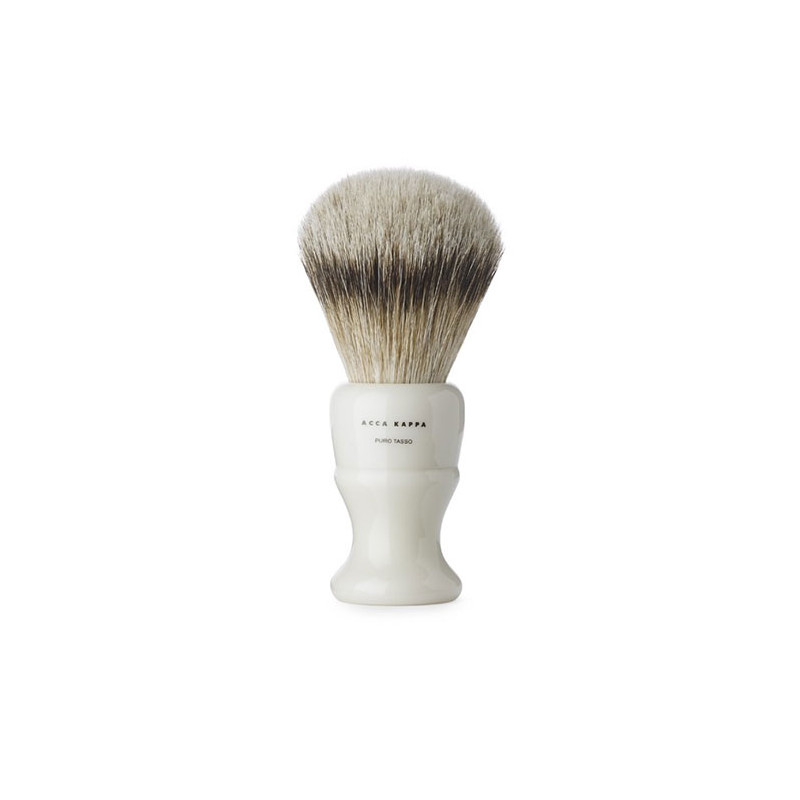 Acca Kappa Silvertip blaireau cheveux rasage Ivoire XL Acca Kappa Silvertip blaireau cheveux rasage Ivoire XL