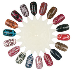 D'Orleac Rueda Decorada Esmalte Croco y Grafic