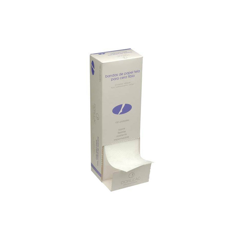 D'Orleac Tibia Wax Paper Strips (100ud) D'Orleac Tibia Wax Paper Strips (100ud)