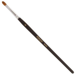 D'orleac Schwarzer Pinsel Nº4 Oval Lips