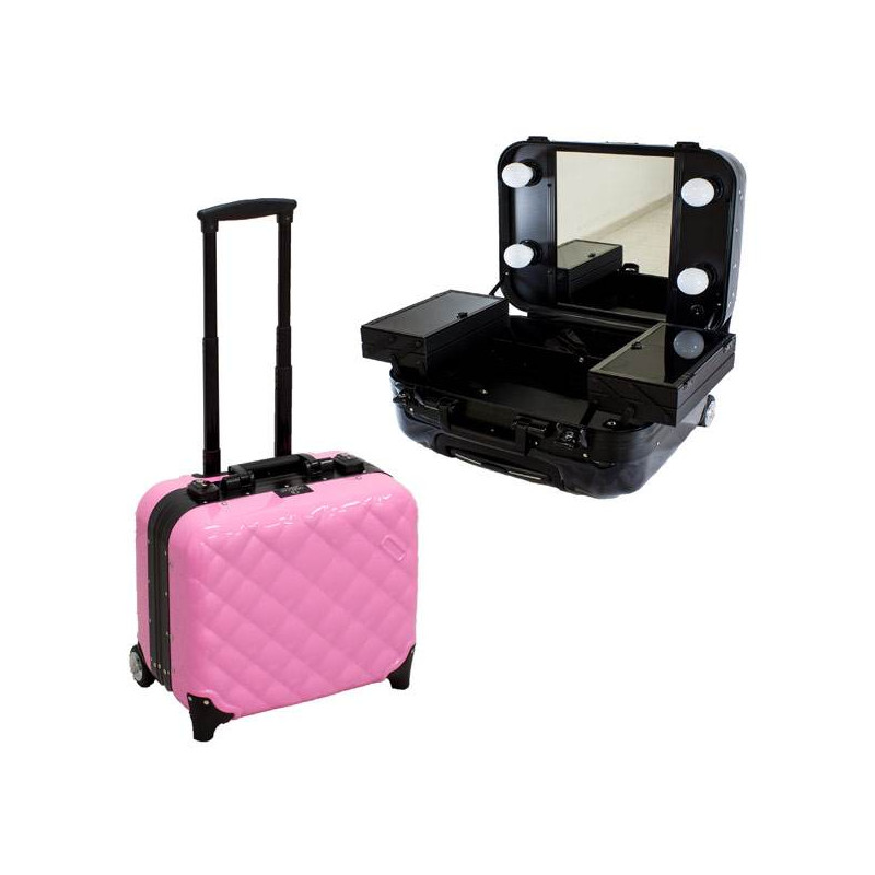 D'Orleac Różowe Etui Z Lampką