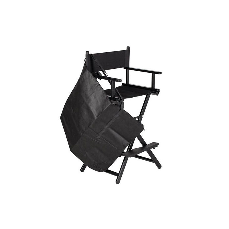 D'Orleac Chaise de Maquillage Noire avec Ccouvercle D'Orleac Chaise de Maquillage Noire avec Ccouvercle