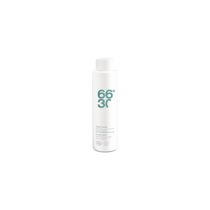 66º30 Ciclo Pureza Gel Ducha Cuerpo & Cabello Dermo- Regulador (250ml)