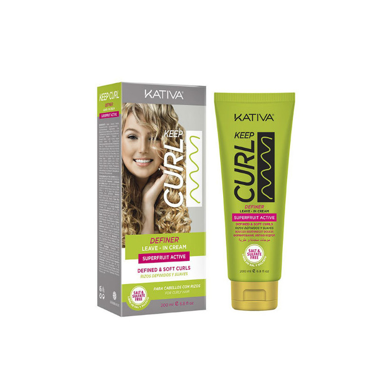 Kativa Keep Curl Definer Leave In Cream (200ml) Kativa Keep Curl Definer Leave In Cream (200ml)