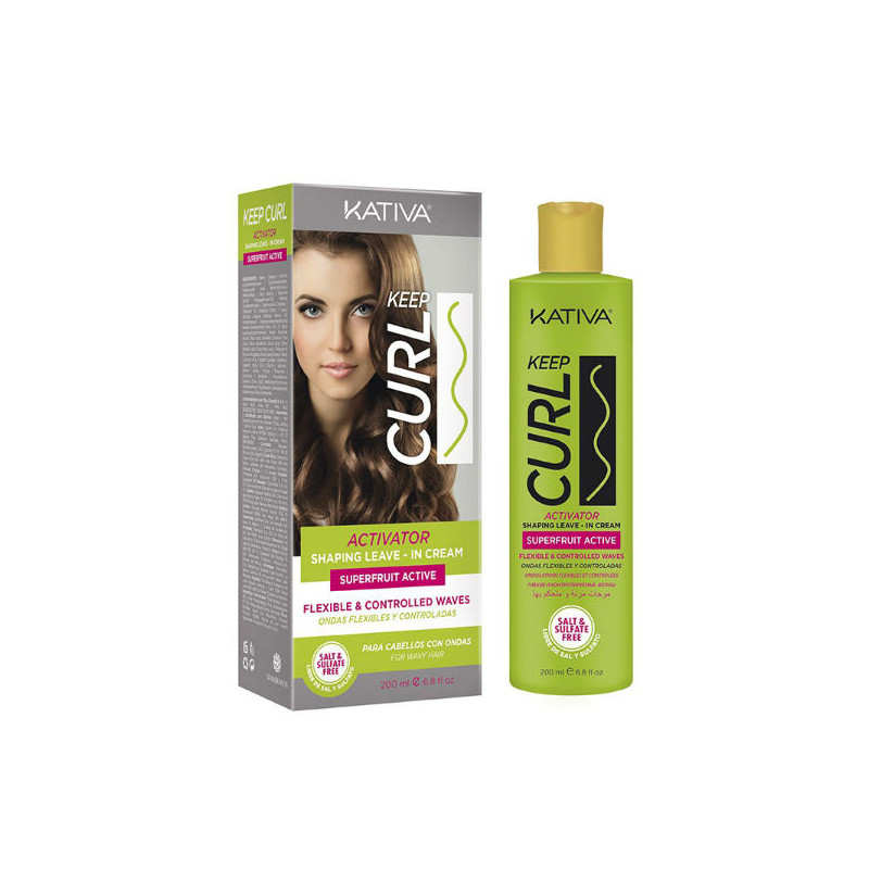 Kativa Keep Curl Activator Leave In Cream (200ml)