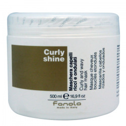 Fanola Curly Shine Masque Cheveux Bouclés et Ondulés 