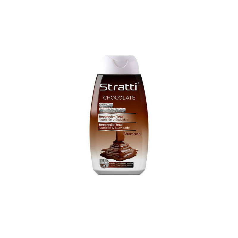 Stratti Chocolat & Kératine Shampooing (400ml)