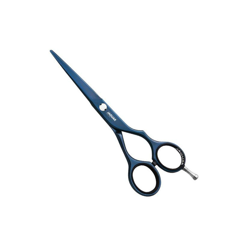 Forbici Jaguar Linea Oro Diamante Titanio Blu 5,5"