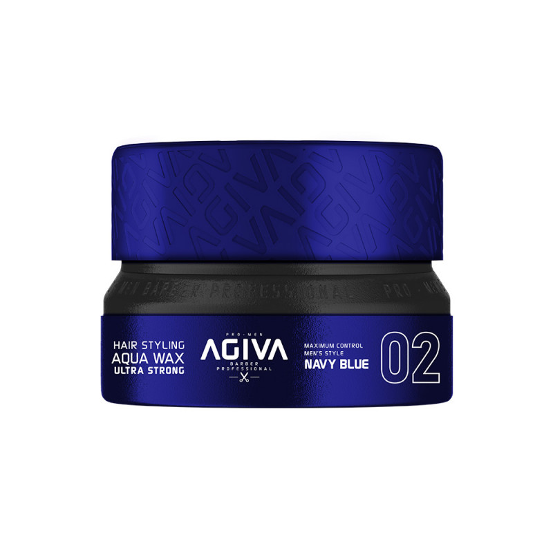 Agiva Hair Styling Aqua Wax Ultra Strong Navy Blue 02 (155ml) Agiva Hair Styling Aqua Wax Ultra Strong Navy Blue 02 (155ml)