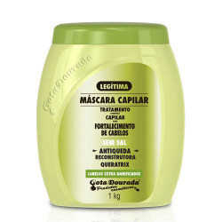 Gota Dourada Queratrix salzfreie Anti-Haarausfall-Maske (1Kg)