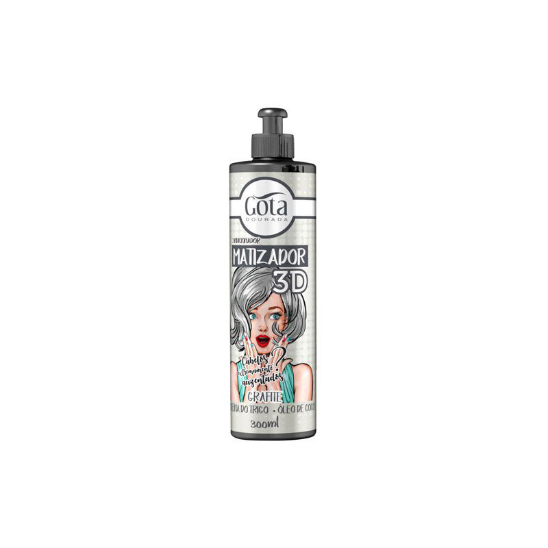 Gota Dourada Matizador 3D Grafite (300ml) Gota Dourada Matizador 3D Grafite (300ml)