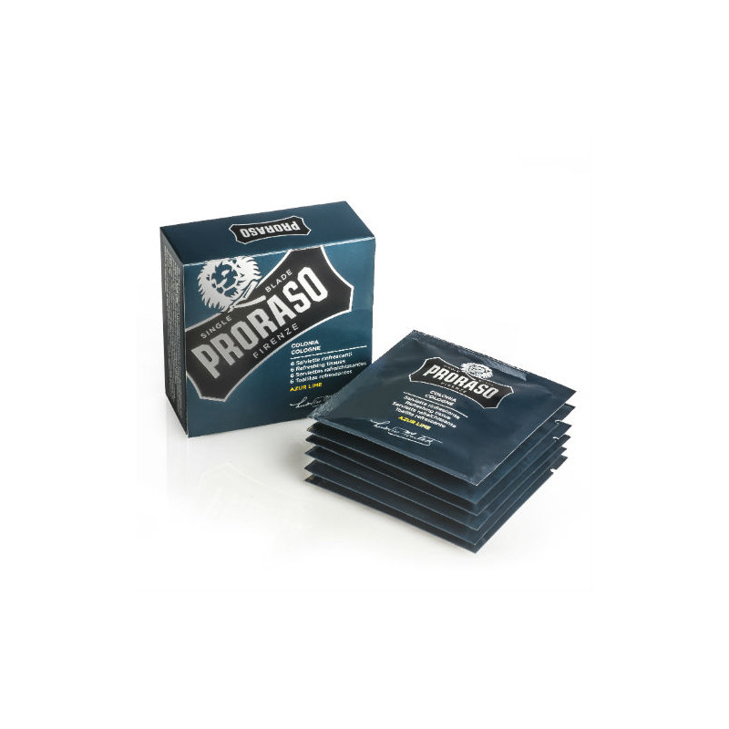 Proraso Blue Line Odświeżające chusteczki (6 szt.)