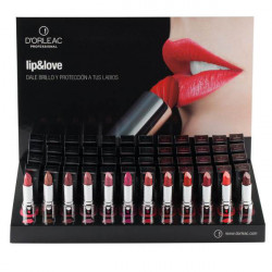 D'Orleac Expositor de Mostrador Barras Lip and Love 