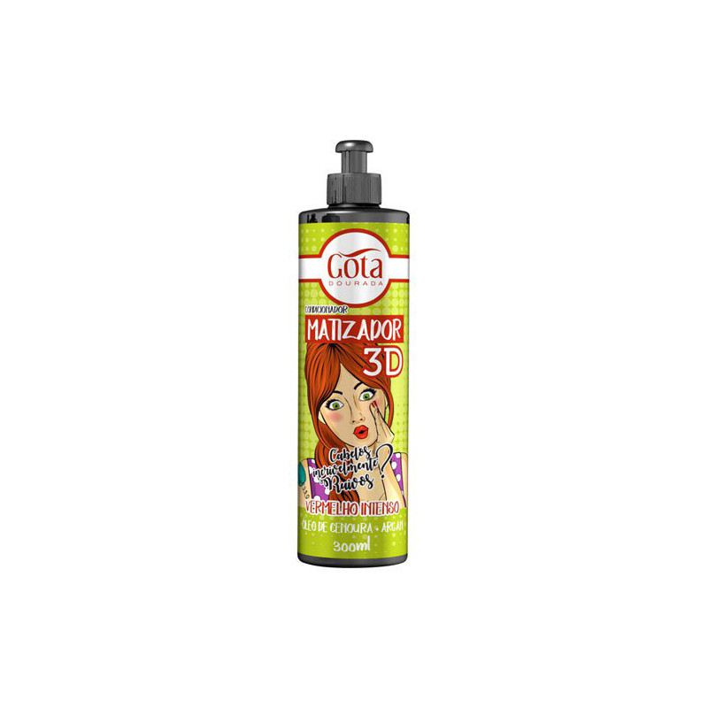 Gota Dourada Opacizzante 3D Rosso Intenso (300ml)