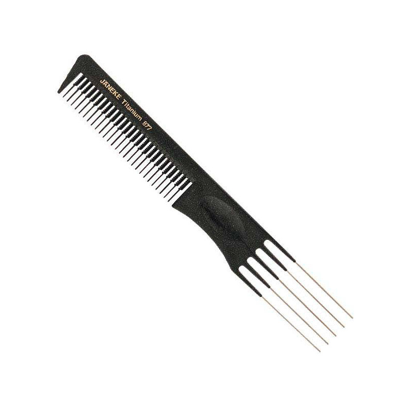 Jäneke Titanio Pettine 877 Volumizzatore Punta Metallo