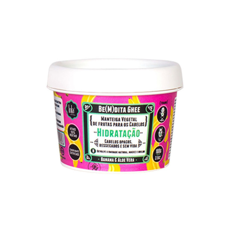 Lola Cosmetics Be (M) Dita Ghee Masque D'hydratation Banana e Aloe Vera Lola Cosmetics Be (M) Dita Ghee Masque D'hydratation Banana e Aloe Vera