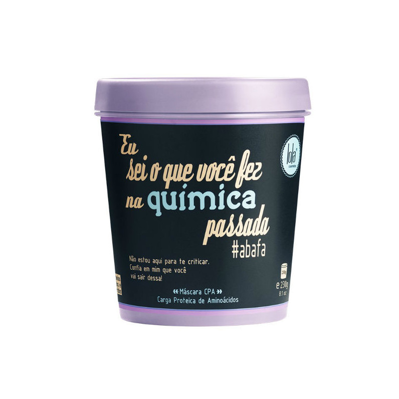 Lola Cosmetics Eu Sei o Que Você Fez Quimica Passada Mask (230gr) Lola Cosmetics Eu Sei o Que Você Fez Quimica Passada Mask (230gr)