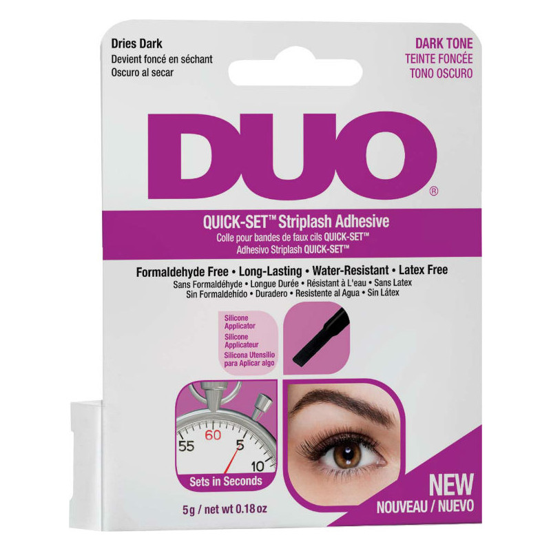 Duo Adesivo per Ciglia Finte a Striscia a Presa Rapida Tono Scuro (5gr)