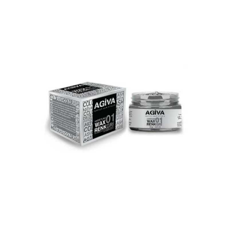 Agiva Cera Pigmentata per Capelli 01 Cenere (120g)