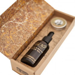 Captain Fawcett's Ricki Hall Booze & Baccy Pack Olejek do brody i Wosk do wąsów